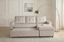 Riess-Ambiente Samt Möbel|Ecksofa ><noscript><img width=