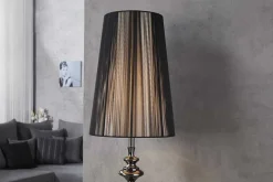 Riess-Ambiente Stehleuchten > Edle Design Stehlampe LUCIE 160cm schwarz Barock Stil Stehleuchte