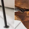Riess-Ambiente Beistelltische|Mehr... > Einzigartiger Beistelltisch WILD 40cm Teakholz Baumscheibe Couchtisch