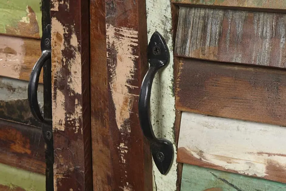 Riess-Ambiente Mehr...|Sideboards & Kommoden > Einzigartiges Sideboard JAKARTA 125cm recyceltes Massivholz aus Fischerbooten