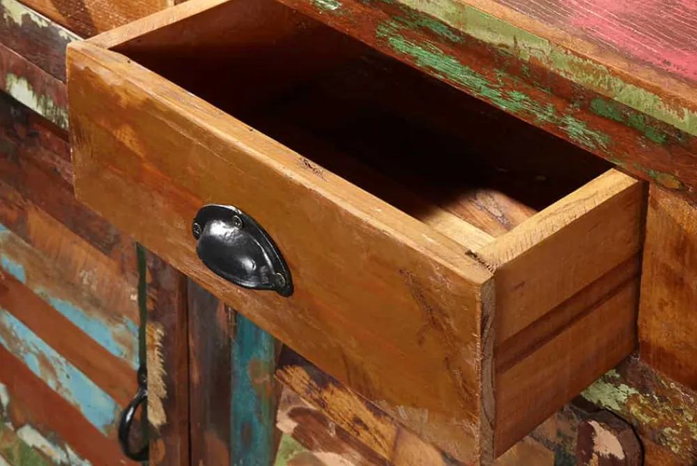 Riess-Ambiente Mehr...|Sideboards & Kommoden > Einzigartiges Sideboard JAKARTA 125cm recyceltes Massivholz aus Fischerbooten