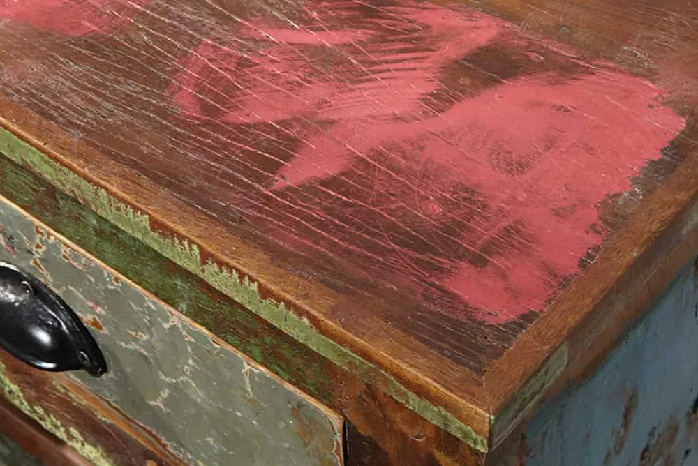 Riess-Ambiente Mehr...|Sideboards & Kommoden > Einzigartiges Sideboard JAKARTA 125cm recyceltes Massivholz aus Fischerbooten