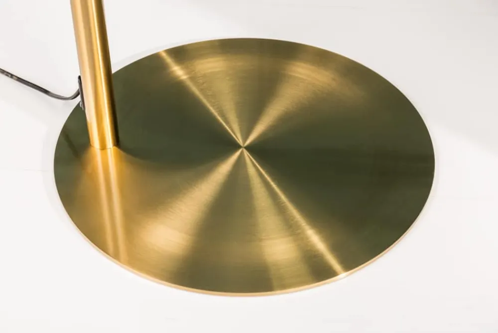 Riess-Ambiente Goldene Möbel|Retro Möbel > Elegante Bogenlampe LOUNGE DEAL 205cm gold Stehlampe