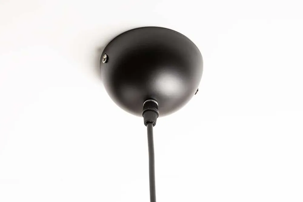 Riess-Ambiente Goldene Möbel|Hängelampen > Elegante Hängelampe BLACK GOLDEN BALL 30cm schwarz mit Blattgoldoptik
