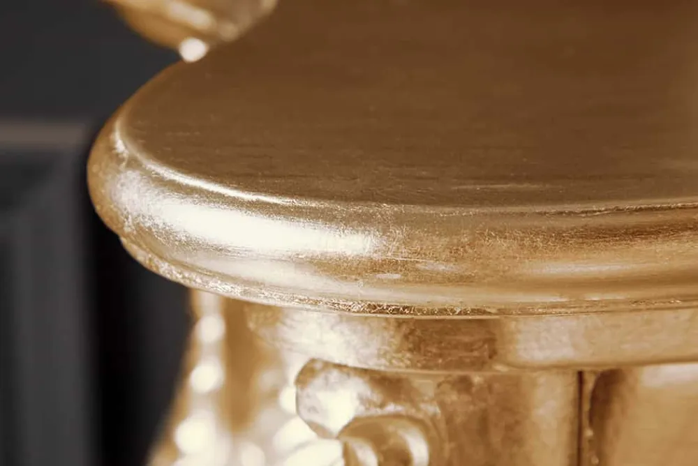 Riess-Ambiente Goldene Möbel|Konsolentische > Elegante Konsole VENICE 110cm gold Barock Design Anrichte handgearbeitet