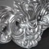 Riess-Ambiente Konsolentische > Elegante Konsole VENICE 110cm silber Barock Design Anrichte handgearbeitet