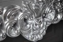 Riess-Ambiente Konsolentische > Elegante Konsole VENICE 110cm silber Barock Design Anrichte handgearbeitet