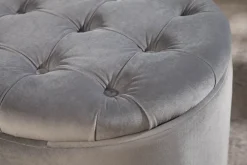 Riess-Ambiente Sitzhocker|Samt Möbel ><noscript><img width=