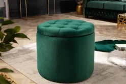 Riess-Ambiente Sitzhocker|Samt Möbel ><noscript><img width=