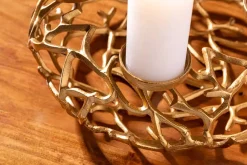 Riess-Ambiente Goldene Möbel|Kerzenständer ><noscript><img width=
