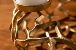Riess-Ambiente Goldene Möbel|Kerzenständer ><noscript><img width=