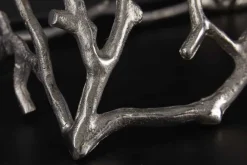 Riess-Ambiente Kerzenständer > Eleganter Kerzenhalter ABSTRACT 60cm silber für 4 Kerzen