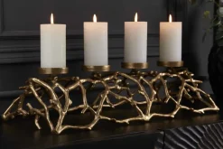 Riess-Ambiente Goldene Möbel|Kerzenständer ><noscript><img width=