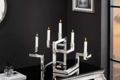 Riess-Ambiente Goldene Möbel|Kerzenständer ><noscript><img width=