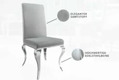 Riess-Ambiente Stühle|Samt Möbel ><noscript><img width=