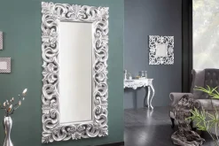 Riess-Ambiente Spiegel > Eleganter Wandspiegel VENICE 180x90cm silber antik Barockstil