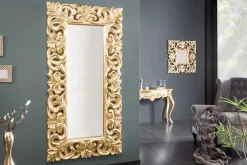Riess-Ambiente Goldene Möbel|Spiegel > Eleganter Wandspiegel VENICE 180x90cm gold antik Barockstil