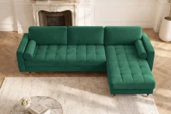 Riess-Ambiente Samt Möbel|Ecksofa ><noscript><img width=