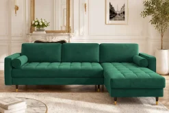 Riess-Ambiente Samt Möbel|Ecksofa ><noscript><img width=