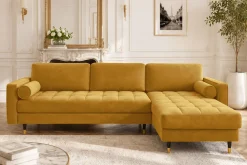 Riess-Ambiente Samt Möbel|Ecksofa ><noscript><img width=