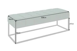 Riess-Ambiente Sitzbänke|Samt Möbel ><noscript><img width=