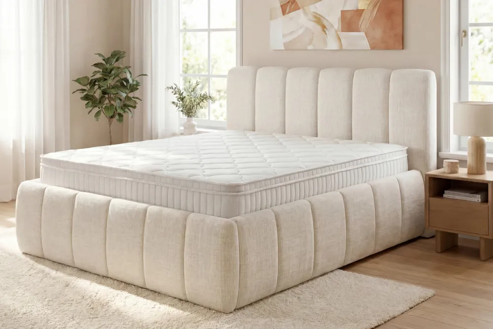 Riess-Ambiente Polsterbetten|Matratzen & Topper > Ergonomische Boxspringmatratze CLOUD FLEX 180x200cm Tonnentaschenfederkern 7-Zonen