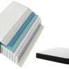 Riess-Ambiente Matratzen & Topper > Ergonomische Matratze CLOUD FLEX 160x200cm dunkelgrau Tonnentaschenfederkern 9-Zonen