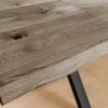 Riess-Ambiente Mehr...|Massivholzesstische > 2er Set Ansteckplatten WILD OAK 50cm smoke finish Wildeiche Verlängerung Baumkante