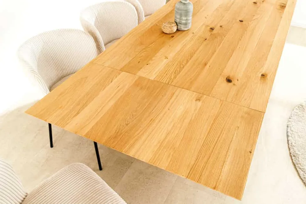 Riess-Ambiente Esstische|Mehr... > 2er Set Ansteckplatten WILD OAK 50cm natur Wildeiche Verlängerung Schweizer Kante