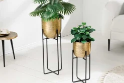 Riess-Ambiente Dekoration|Goldene Möbel ><noscript><img width=