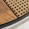 Riess-Ambiente Mehr...|Couchtische > 2er Set Couchtisch VIENNA LOUNGE 70cm rund Mangoholz massiv Wiener Geflecht Metall schwarz