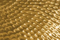 Riess-Ambiente Goldene Möbel|Couchtische & Truhen > 2er Set Runde Couchtische ELEMENTS 60cm gold schwarz Metall Tabletttisch Beistelltisch handmade