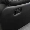 Riess-Ambiente 2-Sitzer Sofa|Sessel > Exklusiver 2er Kinosessel HOLLYWOOD 190cm schwarz mit Liegefunktion und Getränkehalter