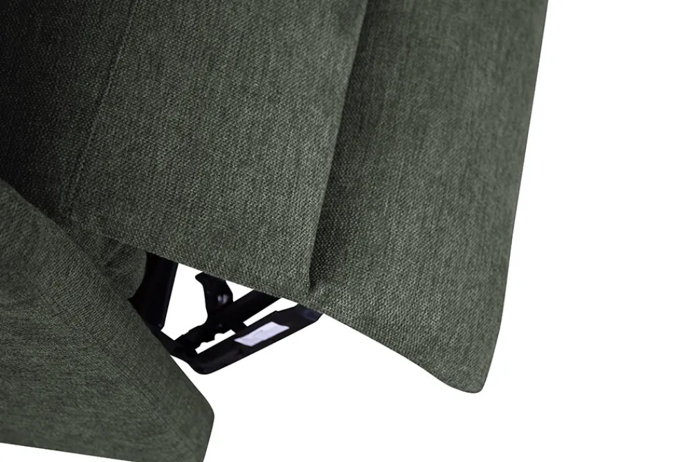 Riess-Ambiente Sessel > Exklusiver 1er Kinosessel HOLLYWOOD grün Strukturstoff elektrische Liegeposition