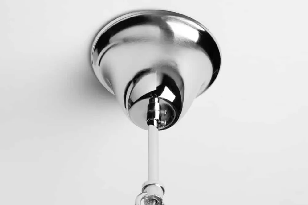 Riess-Ambiente Hängelampen > Extravagante Hängeleuchte GALAXY 72cm silber Hängelampe Modern Design