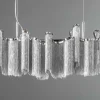 Riess-Ambiente Hängelampen > Extravagante Hängeleuchte ROYAL 120cm silber Hängelampe