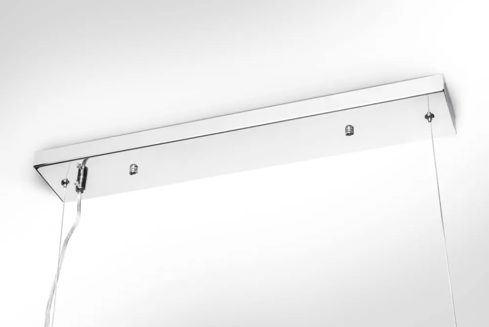 Riess-Ambiente Hängelampen > Extravagante Hängeleuchte ROYAL 120cm silber Hängelampe