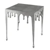 Riess-Ambiente Couchtische & Truhen > Extravaganter Couchtisch LIQUID LINE L 46cm silber Tropfen-Design