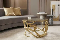 Riess-Ambiente Goldene Möbel|Couchtische & Truhen ><noscript><img width=
