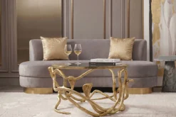 Riess-Ambiente Goldene Möbel|Couchtische & Truhen ><noscript><img width=