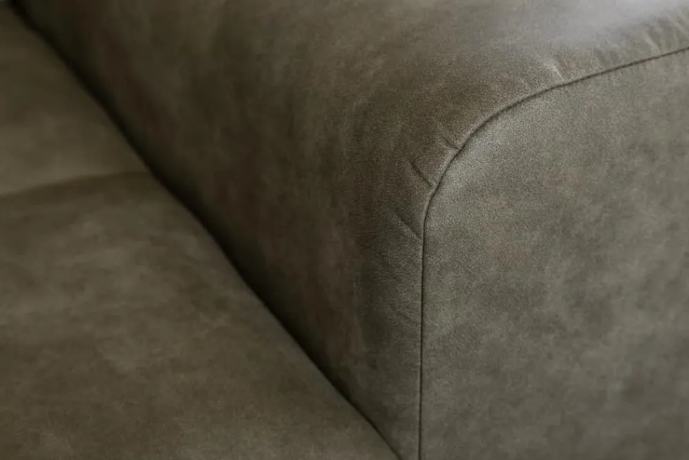 Riess-Ambiente Polsterhocker|Sitzhocker > Extravaganter Hocker ELEGANCIA 110cm taupe mit Ziersteppung
