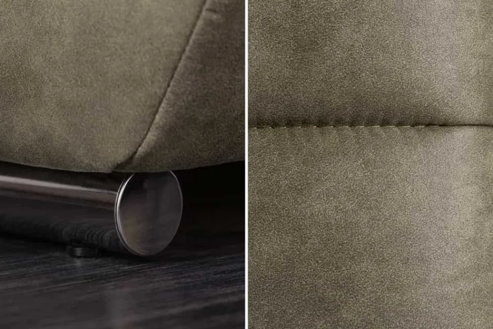 Riess-Ambiente Polsterhocker|Sitzhocker > Extravaganter Hocker ELEGANCIA 110cm taupe mit Ziersteppung
