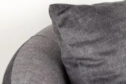 Riess-Ambiente 2-Sitzer Sofa|Skandinavisch > Extravagantes Sofa ELEMENTAL 180cm graphit grau Samt 2-Sitzer Couch organische Form