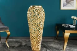 Riess-Ambiente Dekoration|Goldene Möbel ><noscript><img width=