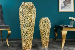 Riess-Ambiente Dekoration|Goldene Möbel ><noscript><img width=