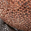 Riess-Ambiente Couchtische & Truhen > Filigraner Design Couchtisch ABSTRACT LEAF 80cm kupfer Handarbeit