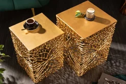 Riess-Ambiente Beistelltische|Goldene Möbel ><noscript><img width=
