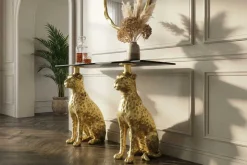 Riess-Ambiente Goldene Möbel|Konsolentische ><noscript><img width=