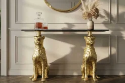 Riess-Ambiente Goldene Möbel|Konsolentische ><noscript><img width=