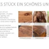 Riess-Ambiente Mehr...|Mehr... > Funktionelle Stehlampe SERVANT 153cm Longan-Massivholz mit Tisch und Leinenschirm
